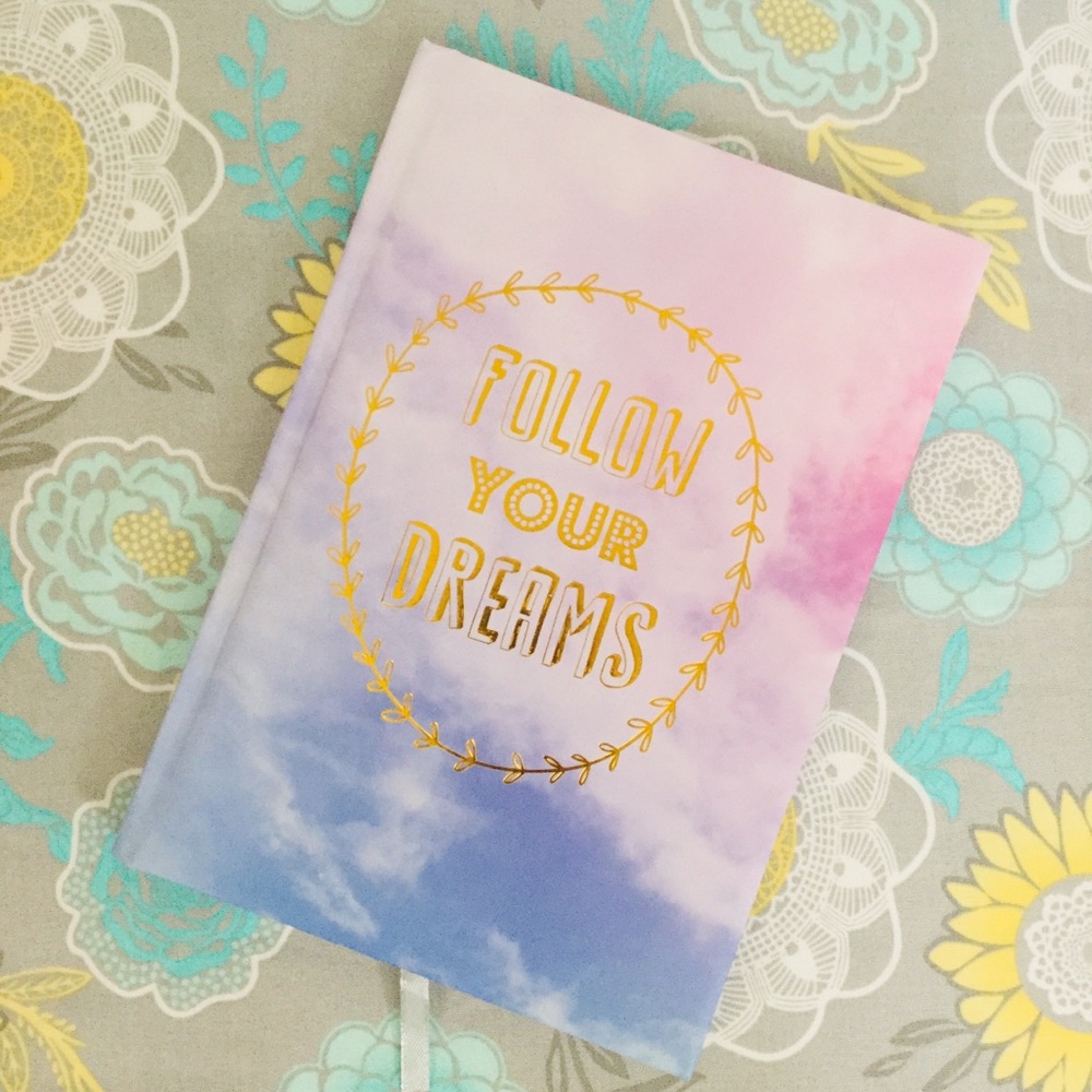 NWOT Studio FOLLOW YOUR DREAMS Journal/Notebook